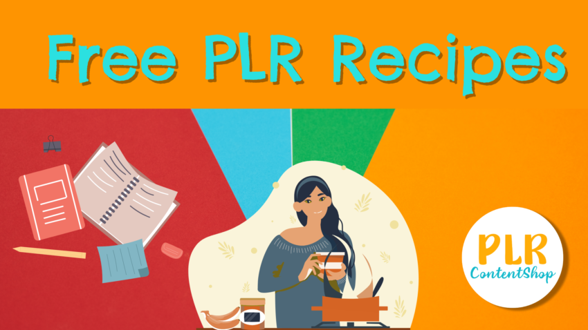 FREE PLR Recipes with Photos Included
