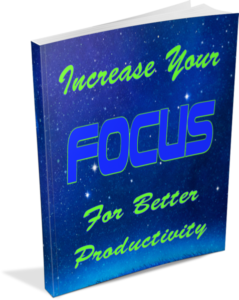 productivity PLR - increase your focus ecover image