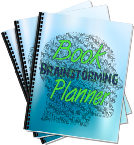 publishing PLR planner: book brainstorming planner ecover
