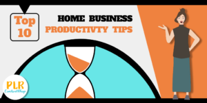 10 productivity tips for home businesss - plr ebook