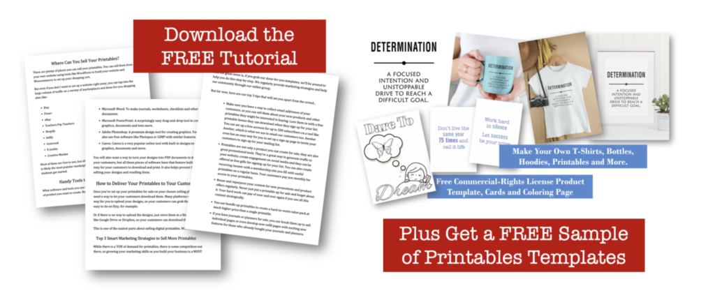 How to Sell printables - free online tutorial