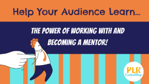 plr content for coaches on mentoring