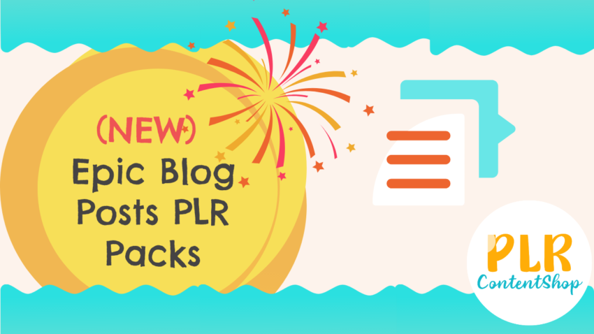 Epic Blog Posts PLR Content Packs